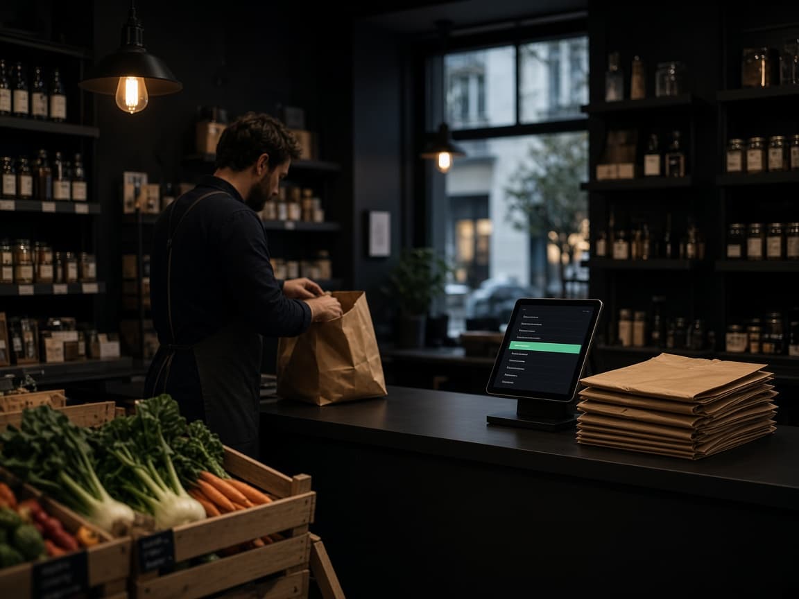 Commerce de proximité — boutique et réservations en ligne